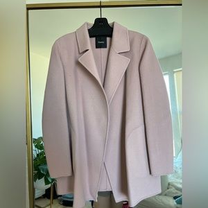 Theory New Divide Wool Cashmere Coat